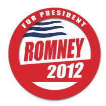 Romney 2012 button stickers