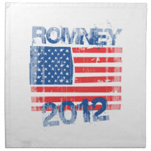 ROMNEY 2012 FLAG CLOTH NAPKINS