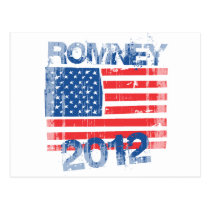 ROMNEY 2012 FLAG postcards