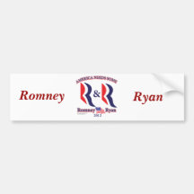 Romney and Ryan Bumper Sticker