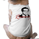 Romney Autographed Picture Pet Shirt