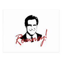 Romney Autographed Picture postcards
