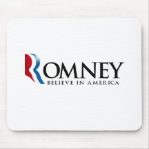 Romney - Believe in America Mousepads