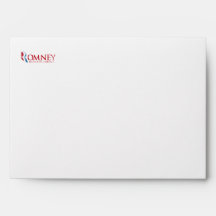 Romney - Believe in America (red) Envelopes
