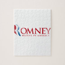 Romney - Believe in America (red) Puzzle