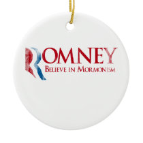 Romney - Believe in Mormonism Faded.png ornaments