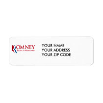 Romney - Believe in Mormonism labels