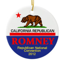 Romney CALIFORNIA Ornaments