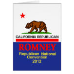 Romney CALIFORNIA RNC Greeting Card