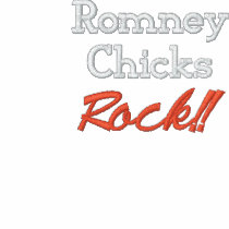 Romney Chicks Rock Red White Blue Embroidered Shirts