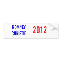 Romney/Christie 2012 Bumper Stickers