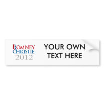 ROMNEY CHRISTIE 2012.png Bumper Stickers