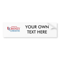 ROMNEY CHRISTIE VP BELIEVE.png Bumper Stickers
