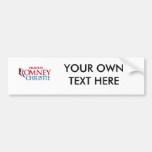 ROMNEY CHRISTIE VP BELIEVE.png Bumper Stickers