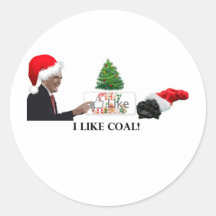 Romney Christmas Coal Sticker