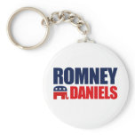ROMNEY DANIELS TICKET 2012 KEYCHAINS