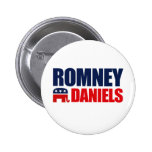ROMNEY DANIELS TICKET 2012 PIN