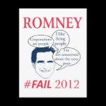 Romney Fail postcards