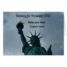Romney for President 2012 Card