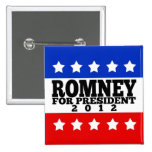 Romney for President 2012 Pinback Button