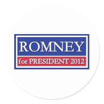 Romney for President 2012 stickers