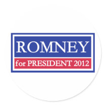Romney for President 2012 stickers