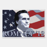 Romney for president 2012 yard signs