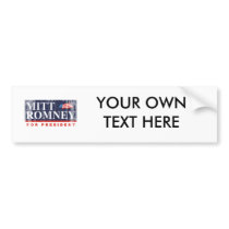 ROMNEY FOR PRESIDENT (Banner) Bumper Sticker