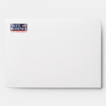 ROMNEY FOR PRESIDENT (Banner) Envelopes