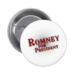 ROMNEY FOR PRESIDENT (Burst) Pinback Buttons