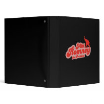 ROMNEY FOR PRESIDENT GOP VINYL BINDER