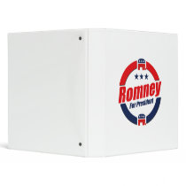 ROMNEY FOR PRESIDENT (Republican) Vinyl Binder