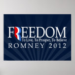 Romney Freedom Poster