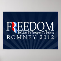 Romney Freedom Poster
