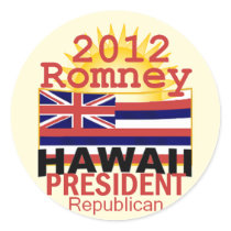 Romney HAWAII Stickers