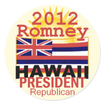 Romney HAWAII Stickers