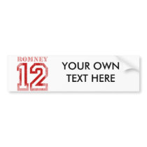 ROMNEY IN 12 BUMPER STICKERS