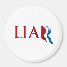 Romney is a Liar Refrigerator Magnets