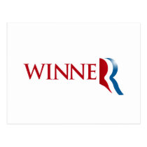 ROMNEY IS A WINNER postcards
