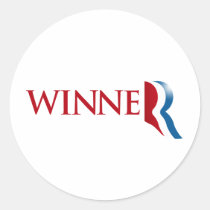 ROMNEY IS A WINNER stickers