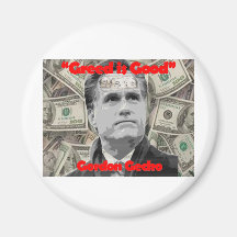 Romney is Gecko Fridge Magnets