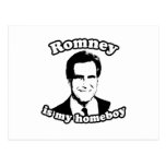 ROMNEY IS MY HOMEBOY POSTCARDS