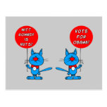 Romney is nuts vote for Obama Post Cards
