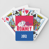 ROMNEY Lady Elephants Bicycle Card Deck
