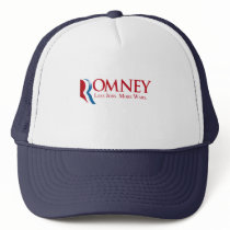 Romney - Less Jobs, More Wars Hat