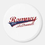 ROMNEY MCDONNELL VP STRIPE TEAM.png Refrigerator Magnet