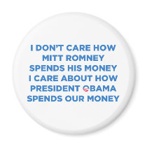 Romney Money Refrigerator Magnet