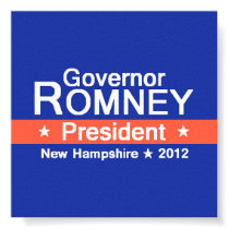Romney NH 2012 Poster posters