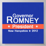 Romney NH 2012 Poster posters