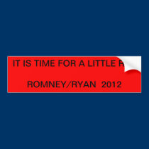 Romney/Paul 2012 bumper stickers